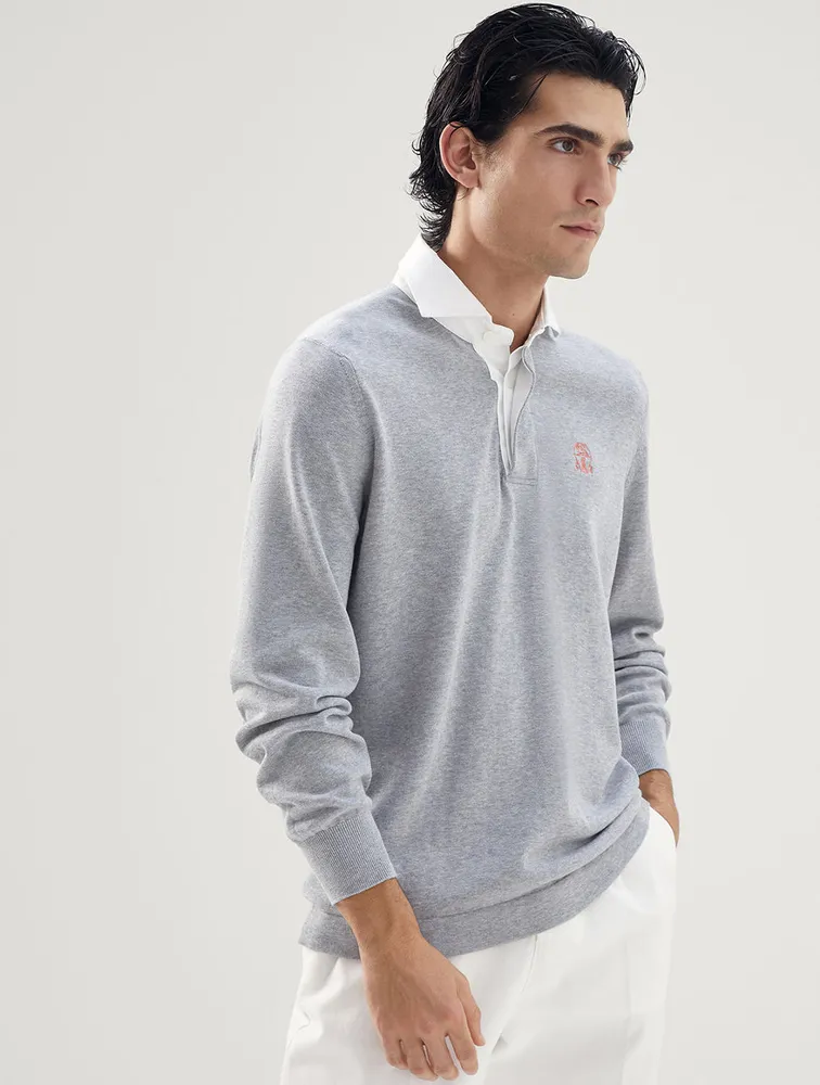 BRUNELLO CUCINELLI Knit Polo Shirt