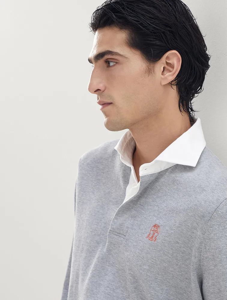 BRUNELLO CUCINELLI Knit Polo Shirt