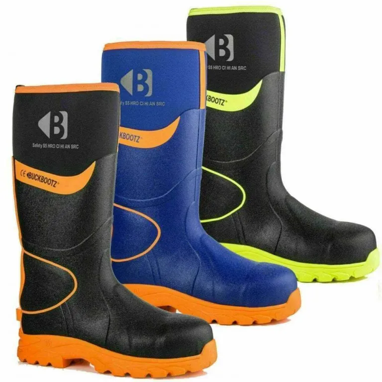 Buckboots BBZ8000 S5 Neoprene/Rubber Safety Wellington Boot