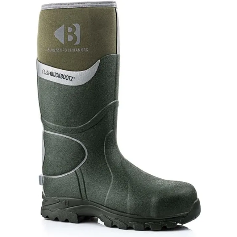 Buckboots BBZ8000 S5 Neoprene/Rubber Safety Wellington Boot