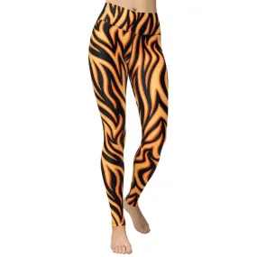 Burning Flame Yoga Leggings