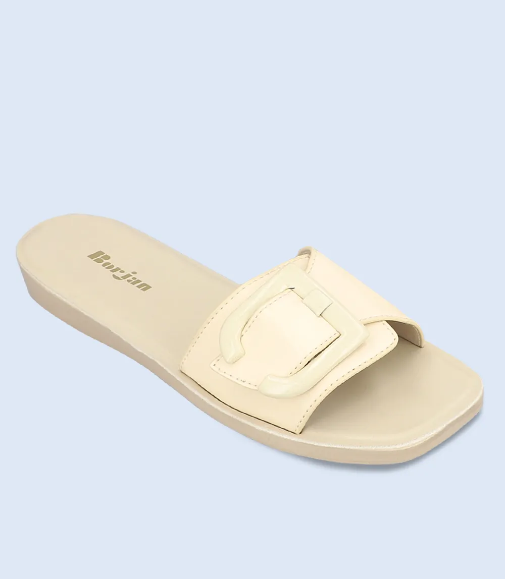 BW9416-OFF WHITE-Women Slipper