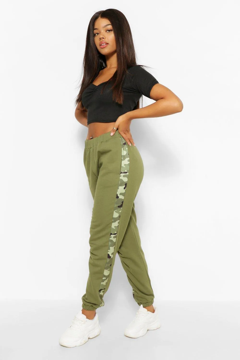 Camo Color Block Joggers