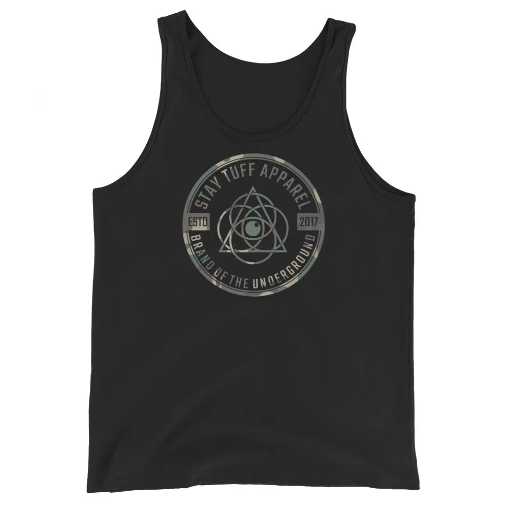 CAMOUFLAGE CIRCLES (Unisex Tank Top)