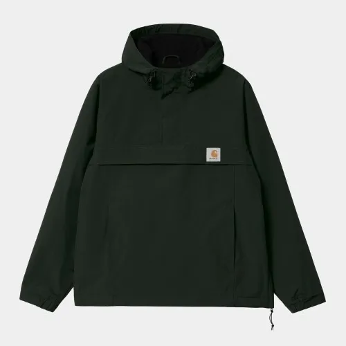 Carhartt WIP Nimbus Pullover Jacket Dark Cedar Green ,100% Nylon Supplex?, 5.3 oz