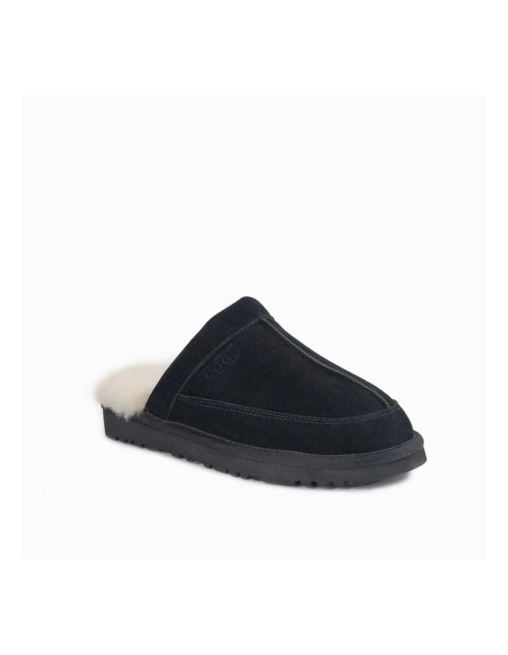 Carter Water Resistant Slipper in Black