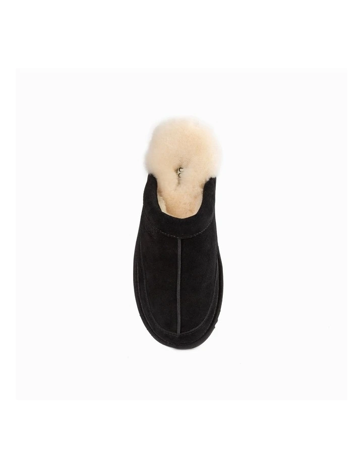 Carter Water Resistant Slipper in Black