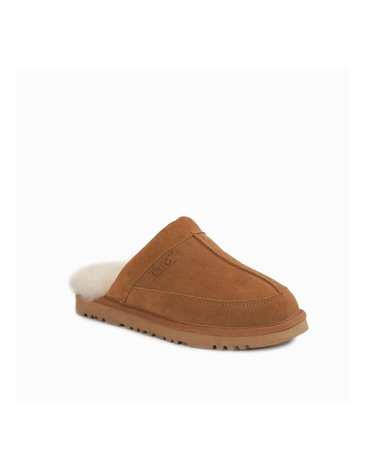 Carter Water Resistant Slipper in Chestnut