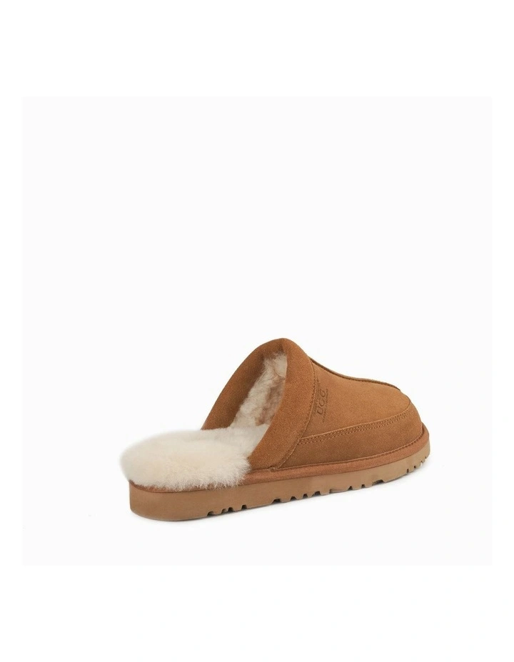 Carter Water Resistant Slipper in Chestnut