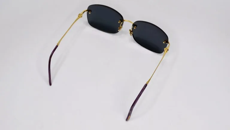 Cartier Granite Rimless Sunglasses