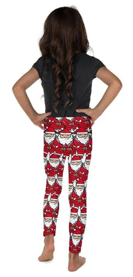 Cartoon Santa Kid's Leggings