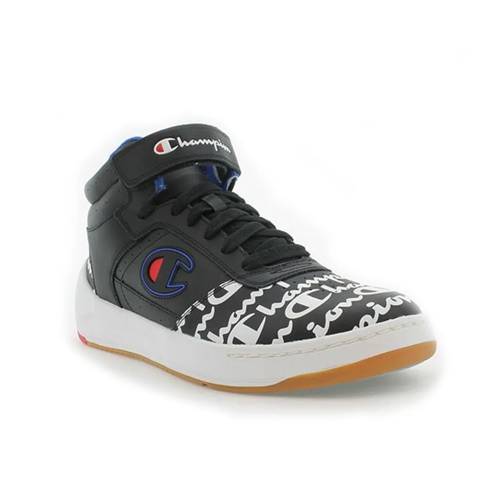 CHAMPIONMEN'S SUPER C COURT LEATHER SNEAKERS BLACK