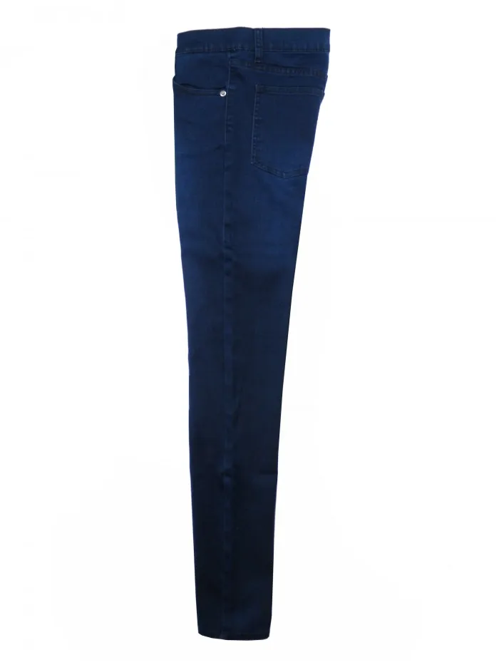 Cheap Monday Unisex Jeans Super Stretch Narrow Blue Buttons