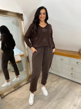 Chocolate Essential Joggers Stella