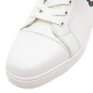 CHRISTIAN LOUBOUTIN LOU PIN UP LEATHER SNEAKERS