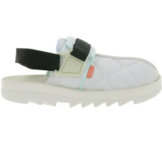 Ciabatte Reebok sandali comodi con look boho old school beatnik grigio/nero