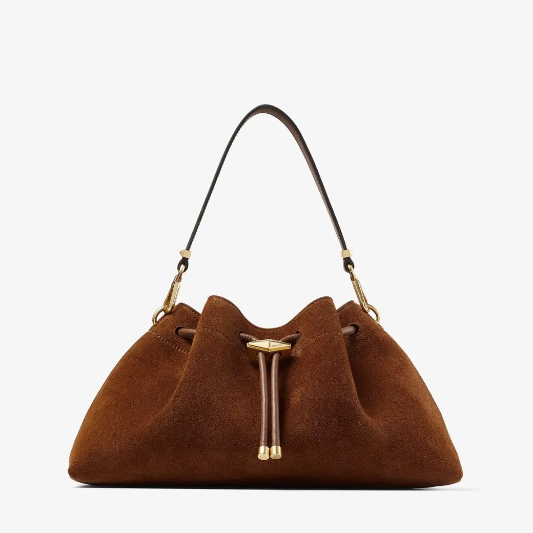 Cinch M Tan Suede Bag