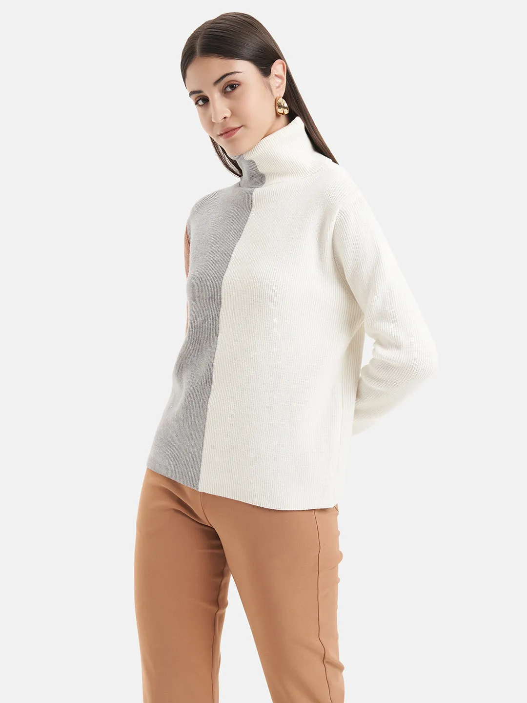 Color Block Pullover