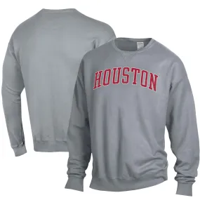 ComfortWash Houston Cougars Gray Garment Dyed Pullover Sweatshirt