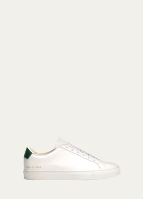 Common Projects Men's Retro Classic Bicolor Leather Low-Top Sneakers