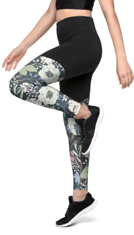 Cool Floral Compression Leggings