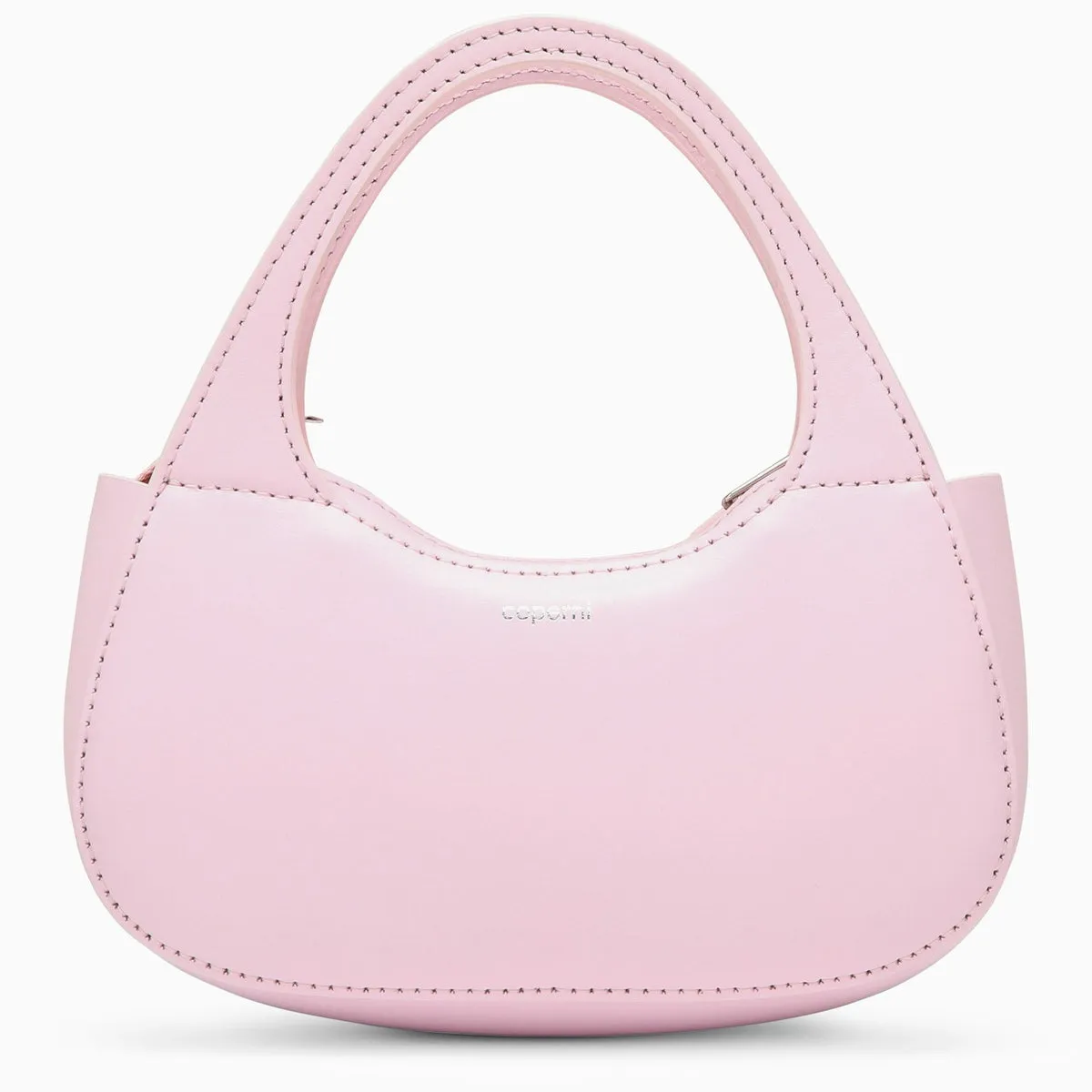 Coperni    Coperni Micro Baguette Swipe Bag Pink Leather