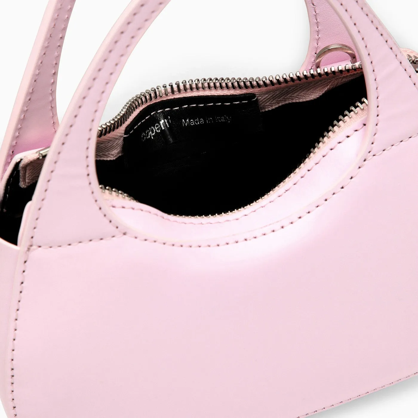 Coperni    Coperni Micro Baguette Swipe Bag Pink Leather