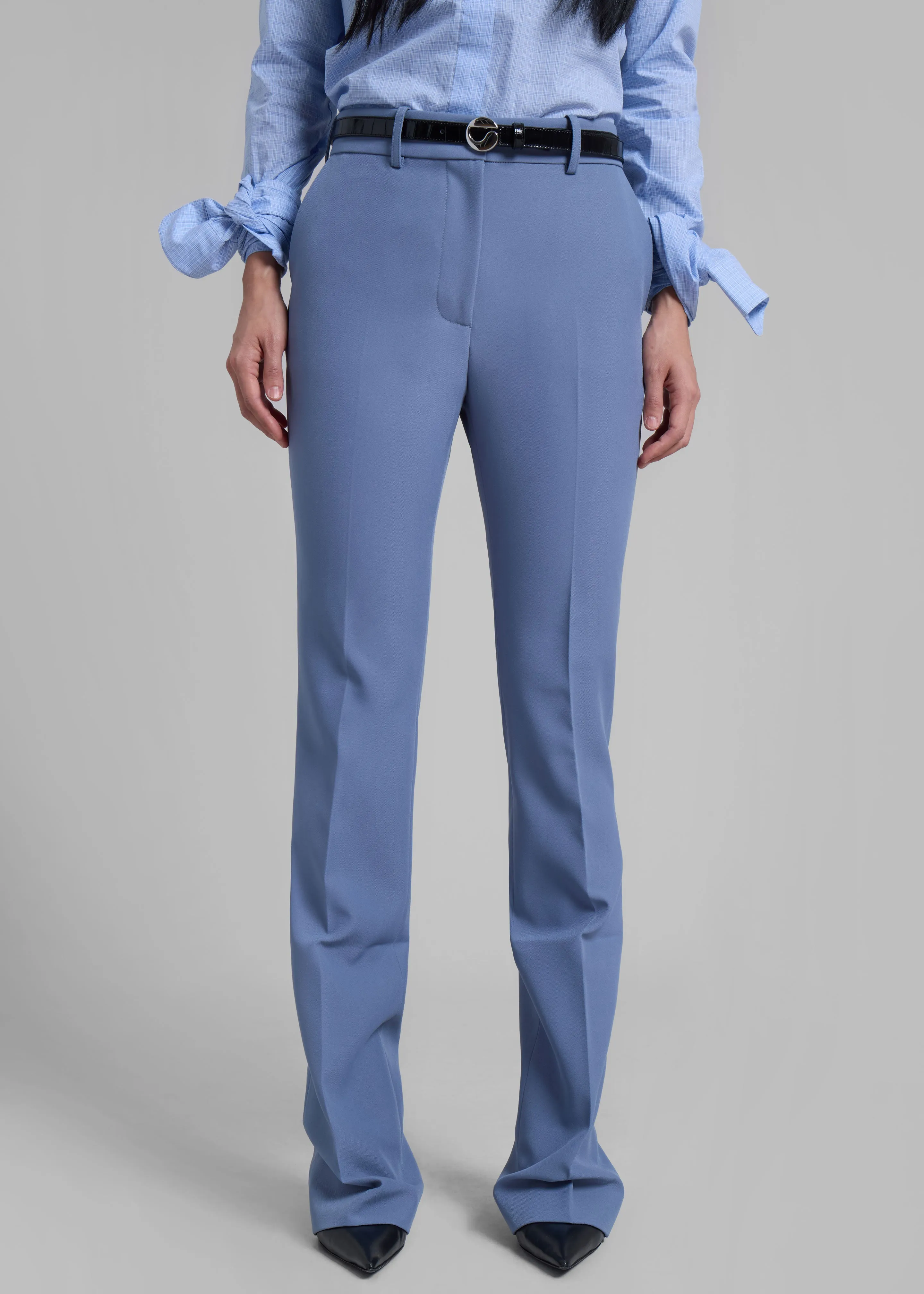 Coperni Straight Tailored Trousers - Blue