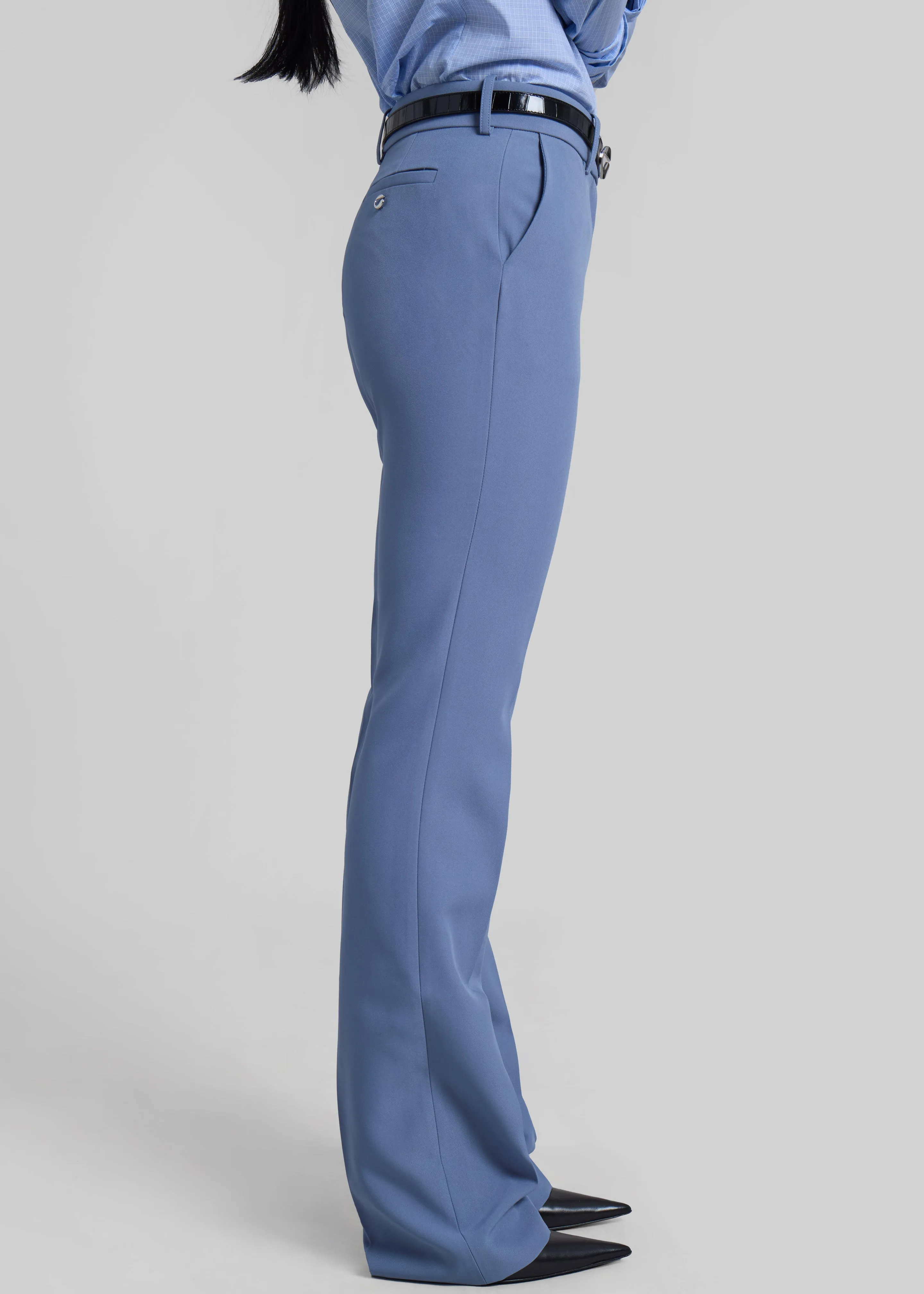 Coperni Straight Tailored Trousers - Blue