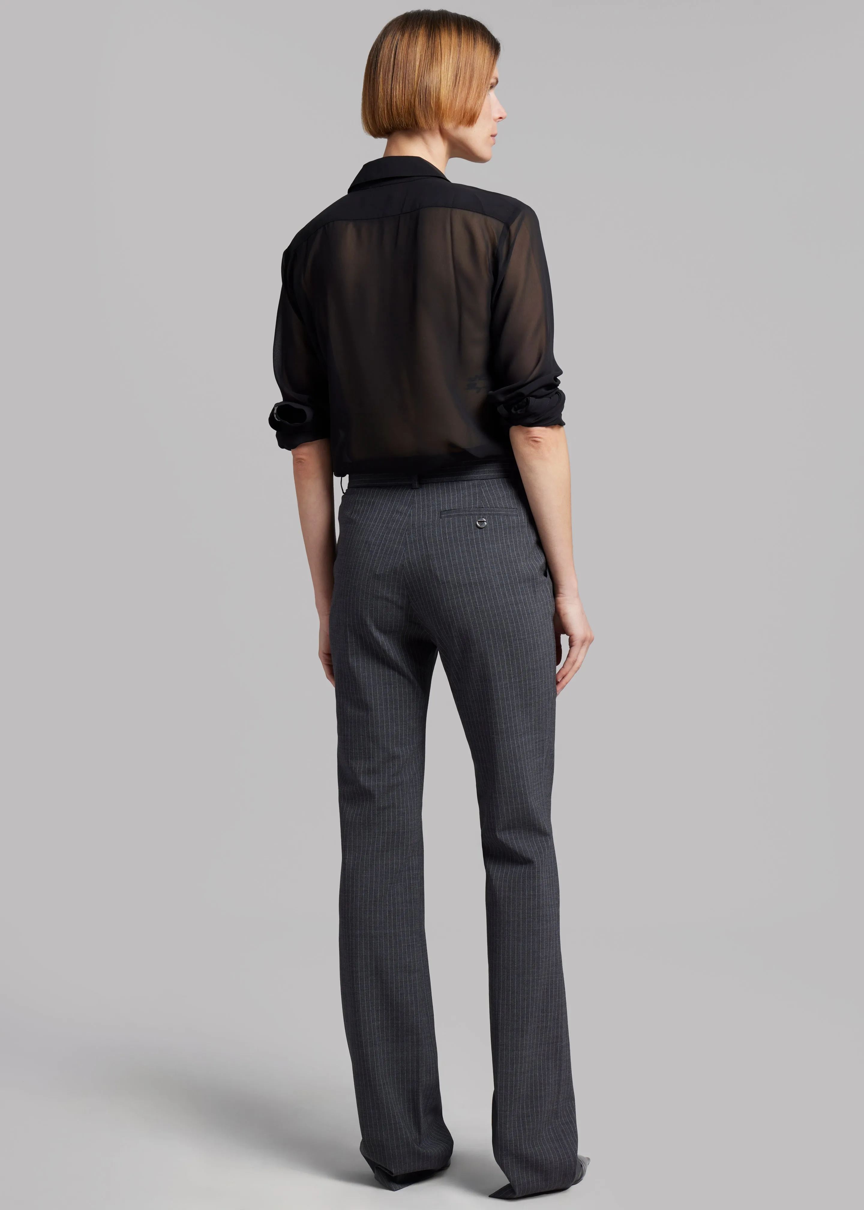 Coperni Straight Tailored Trousers - Grey