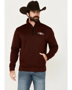 Cowboy Hardware Men's Herringbone Cadet Zip Pullover