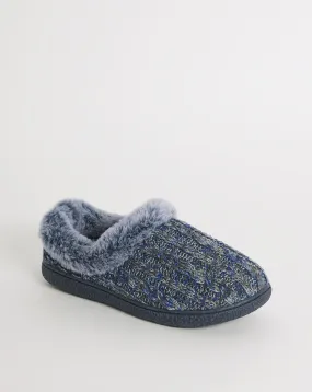 Cushion Walk Cable Knit Slipper EEE Fit