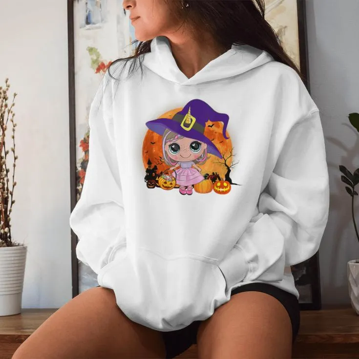 Cute Unicorn Witch Halloween Toddler Boys Girls Women Hoodie