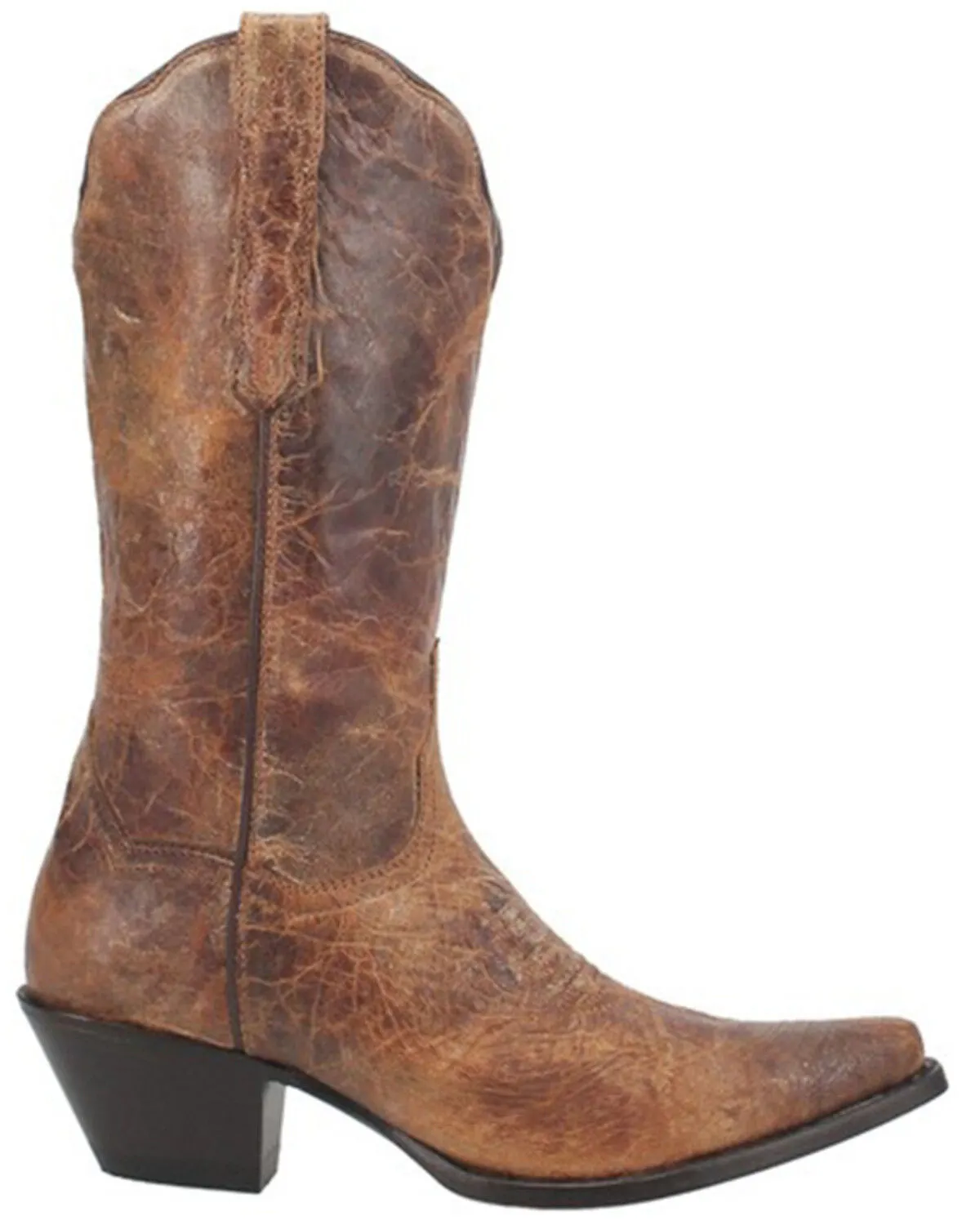 Dan Post Women's Colleen Vintage Leather Western Boot - Snip Toe