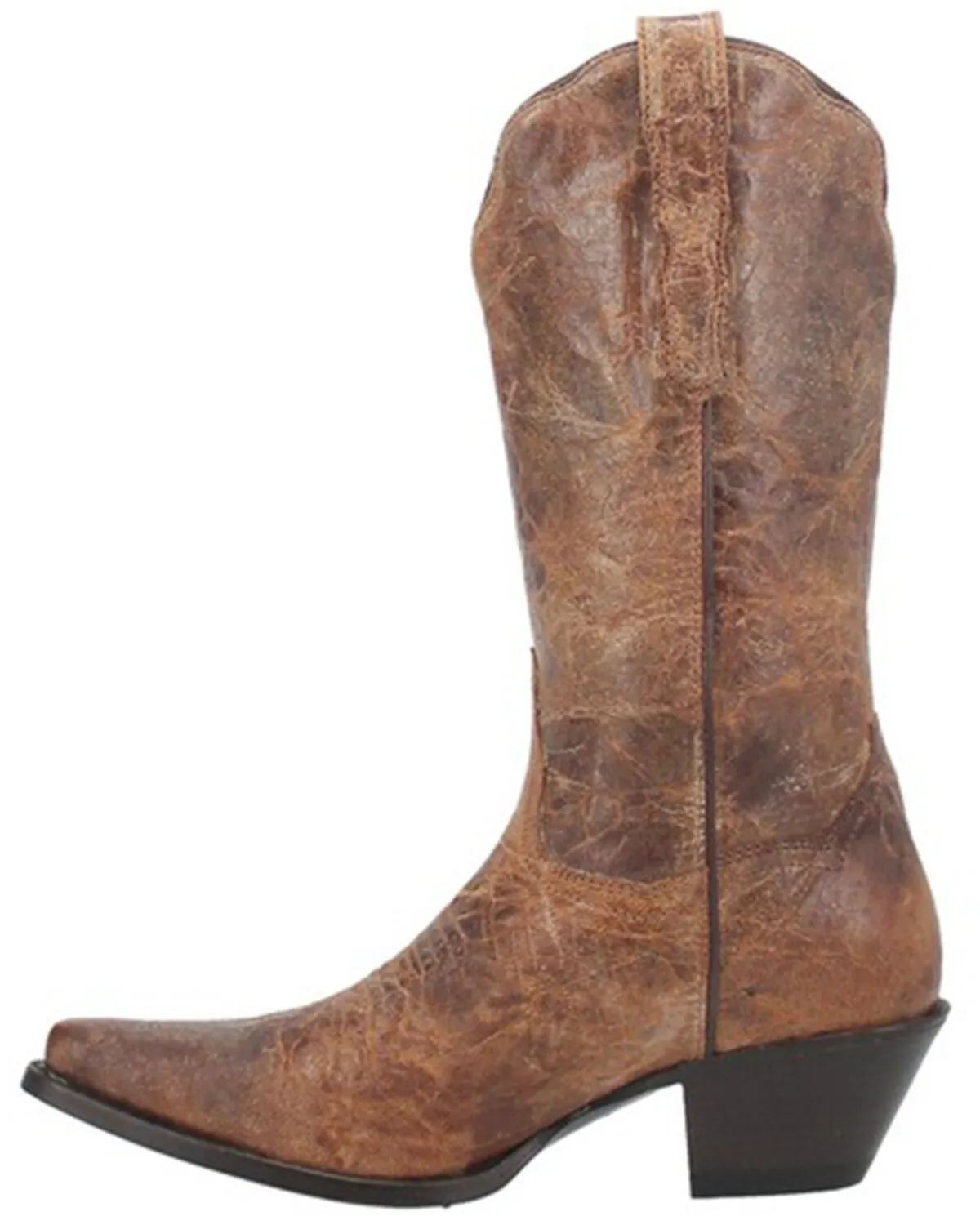 Dan Post Women's Colleen Vintage Leather Western Boot - Snip Toe