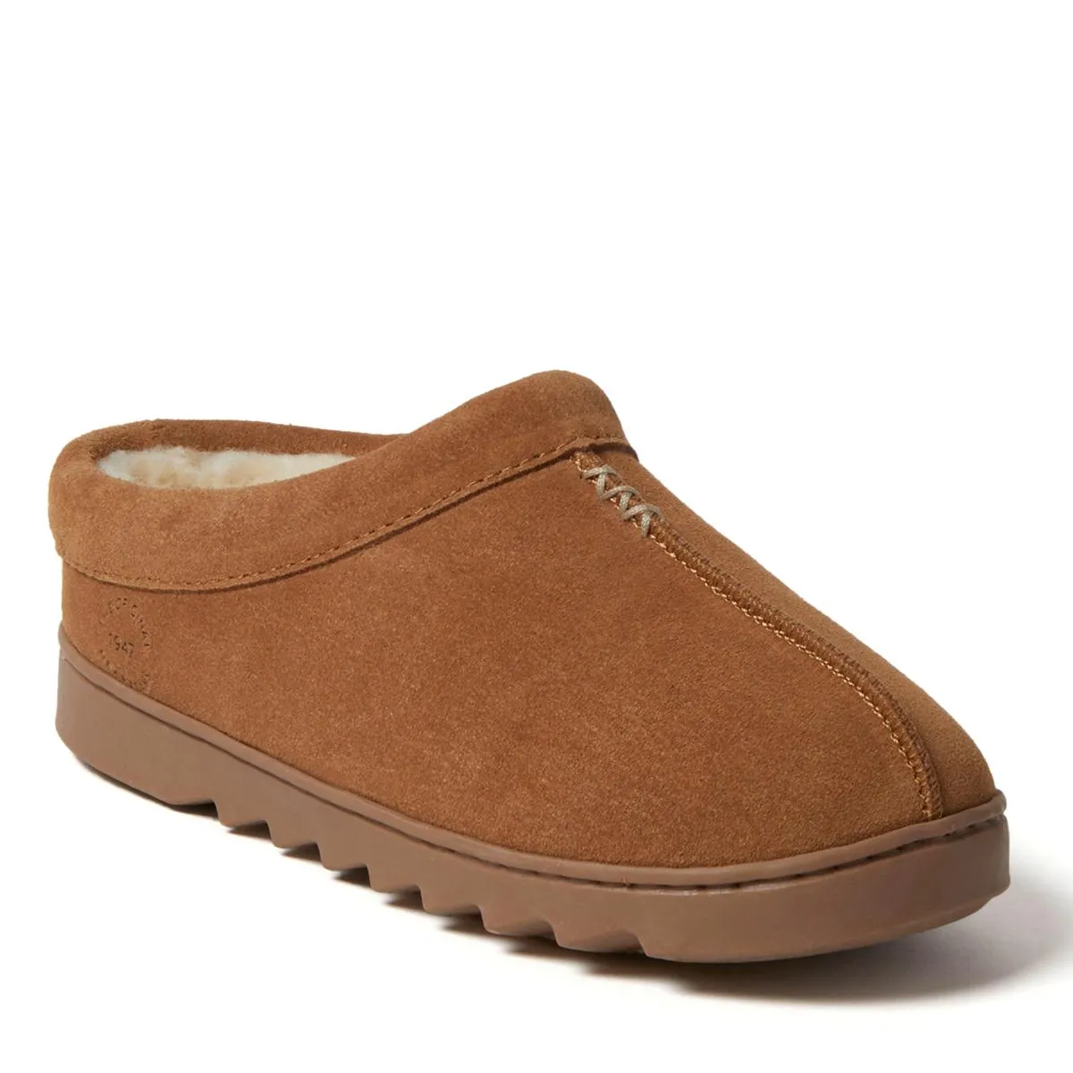      Dearfoams Doreen Women's Genuine Suede Clog Slipper      