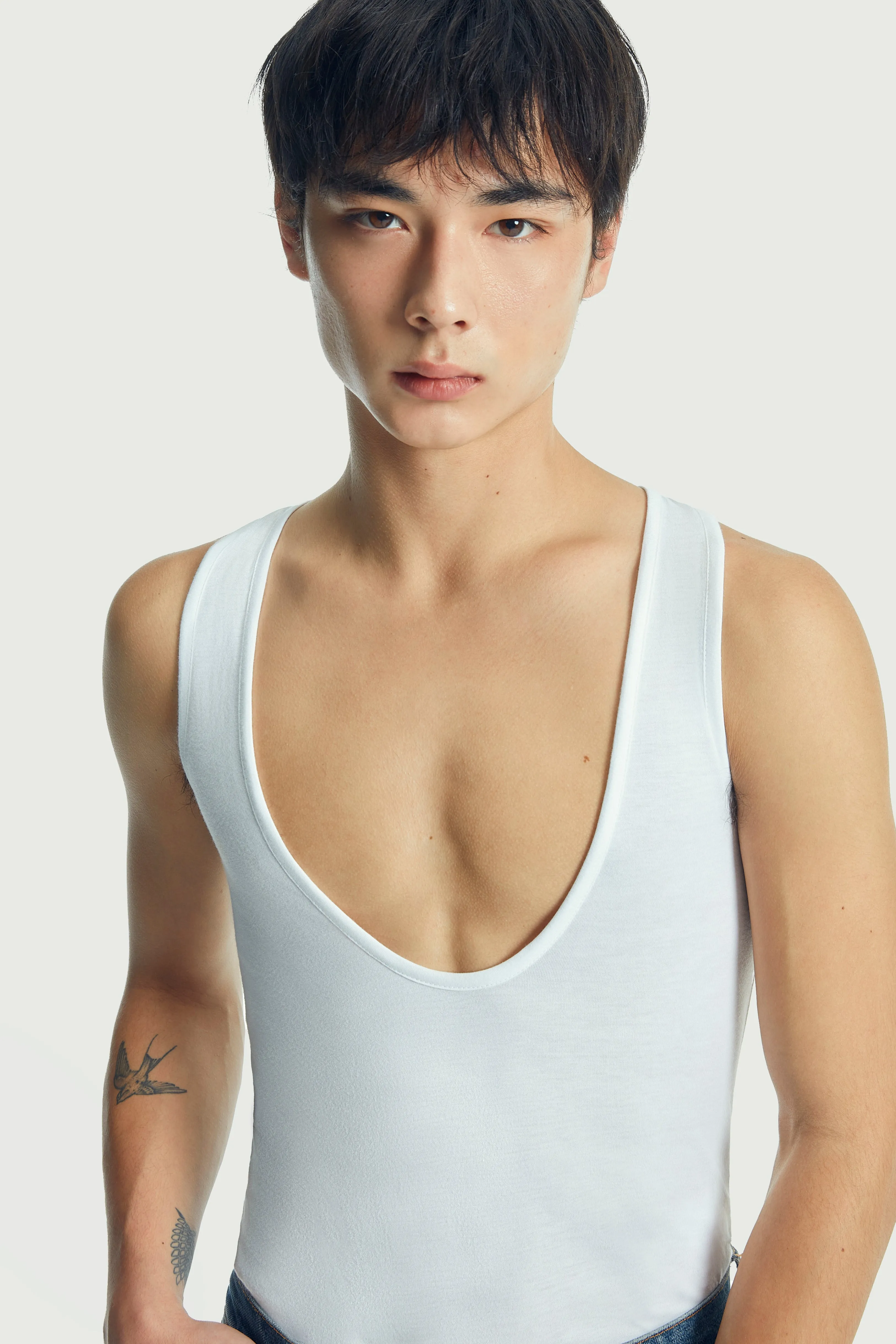 Deep Cut Lightweight Tank Top