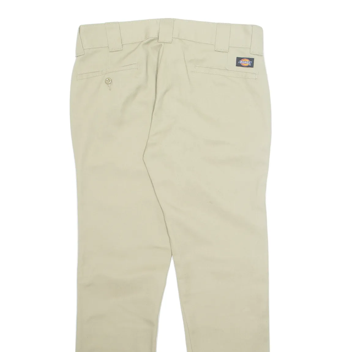 DICKIES Chino Mens Trousers Beige Slim Straight W30 L32