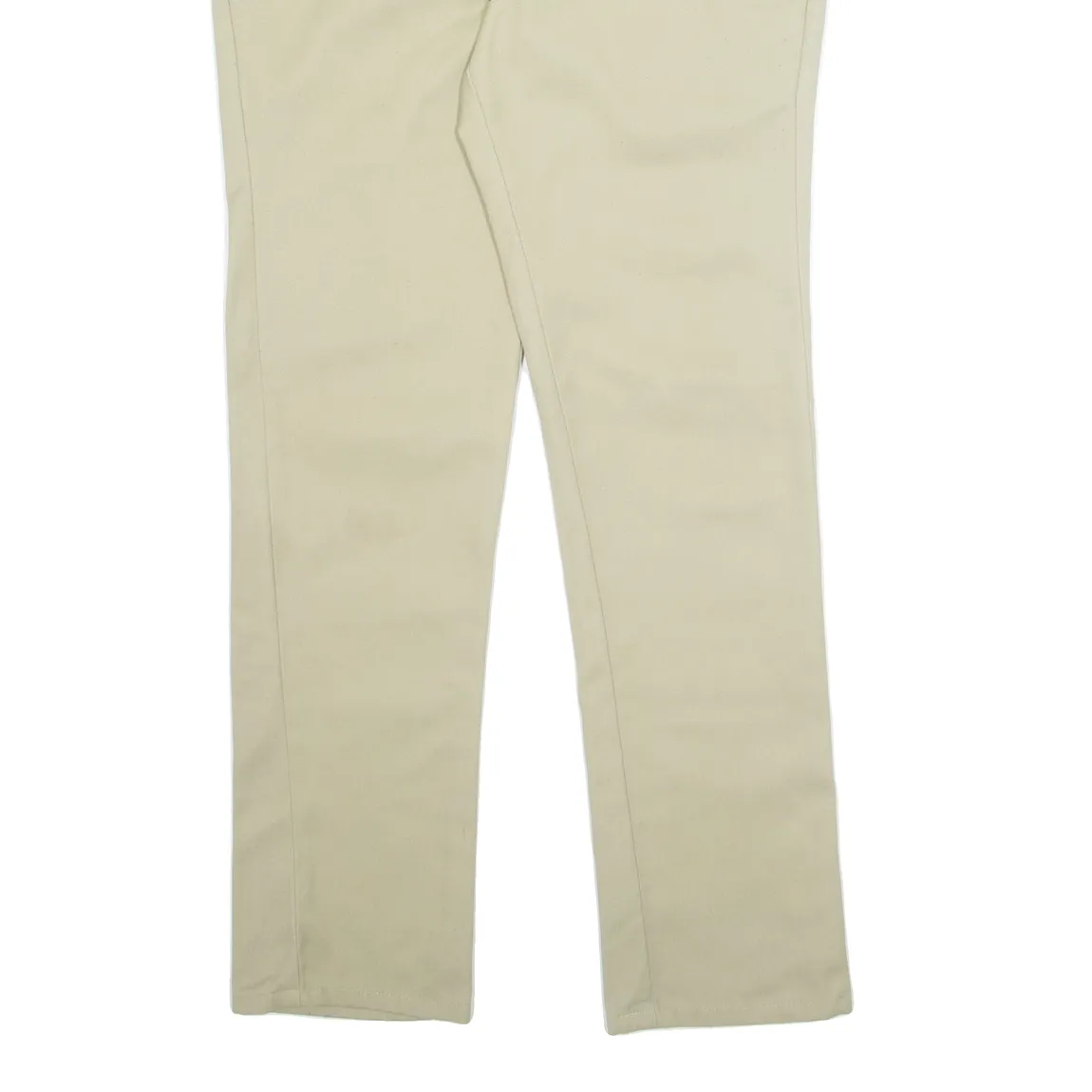 DICKIES Chino Mens Trousers Beige Slim Straight W30 L32