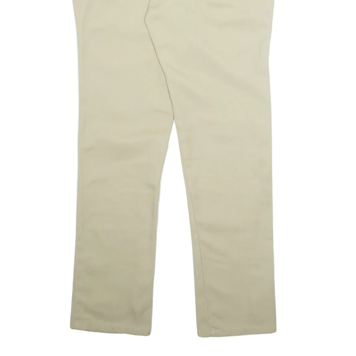 DICKIES Chino Mens Trousers Beige Slim Straight W30 L32