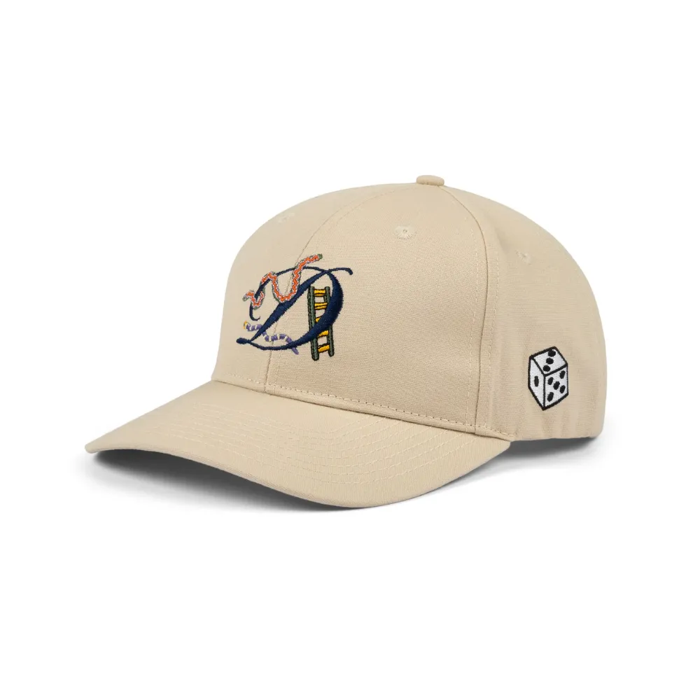 Dime D Snake Full Fit Hat Beige