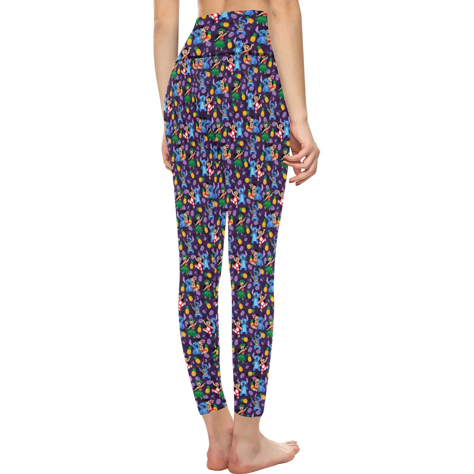 Disney Lilo And Stitch Island Friends Women's Athletic Leggings