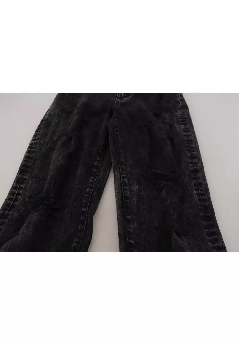 Dolce & Gabbana Dolce & Gabbana Washed Cotton High Waist Denim Jeans