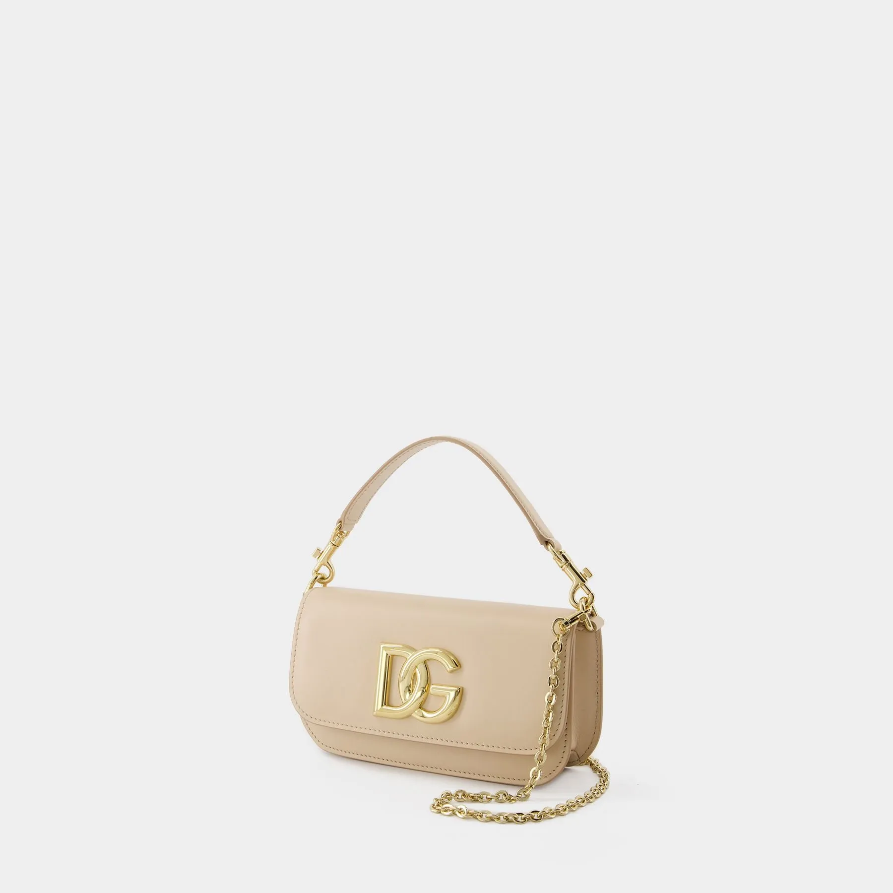 Dolce&Gabbana  Shoulder Bag 3.5 - Dolce&Gabbana - Leather - Beige