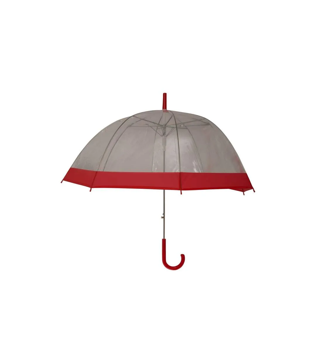 Dome stick umbrella one size clear/red Mountain Warehouse