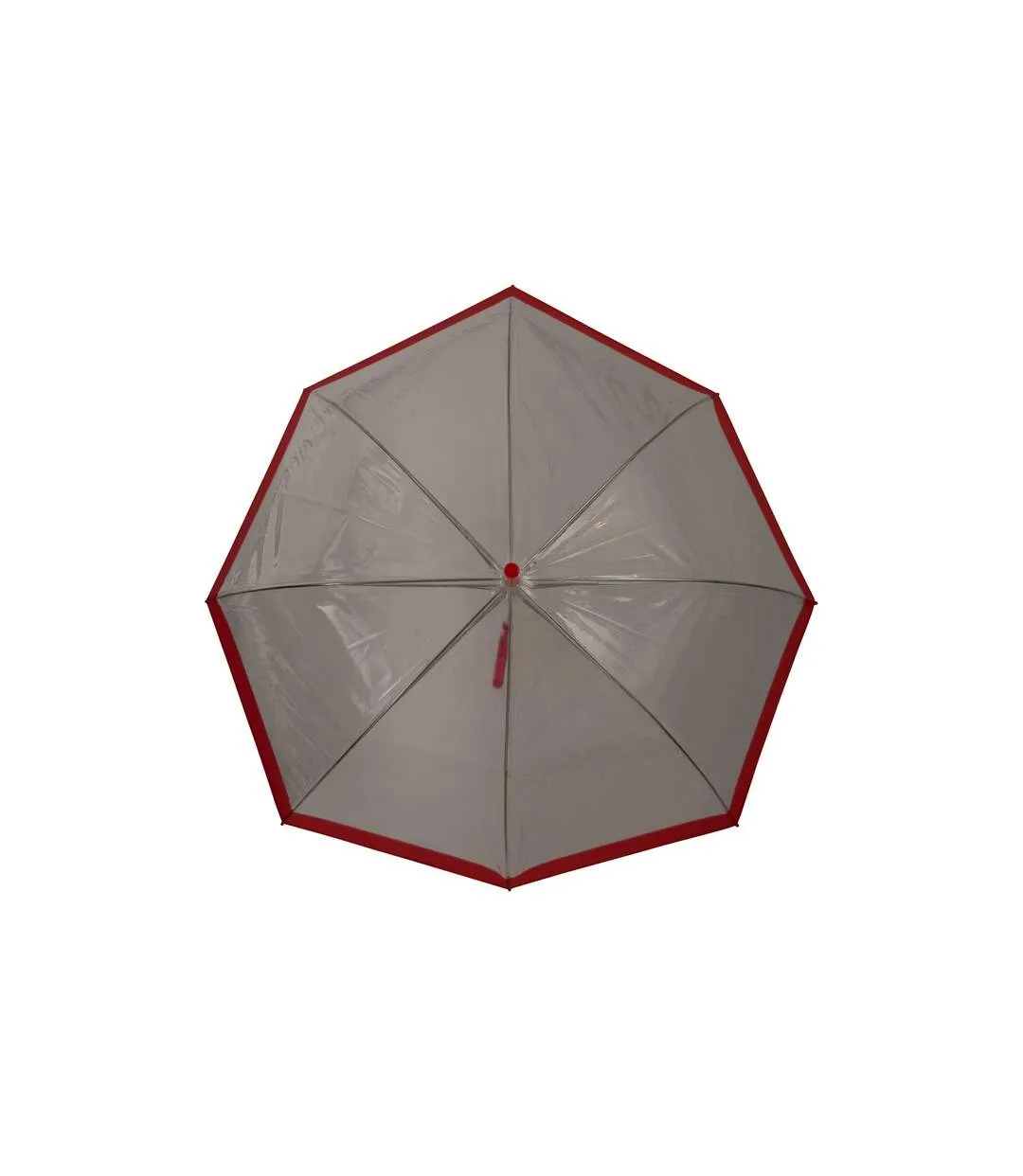 Dome stick umbrella one size clear/red Mountain Warehouse