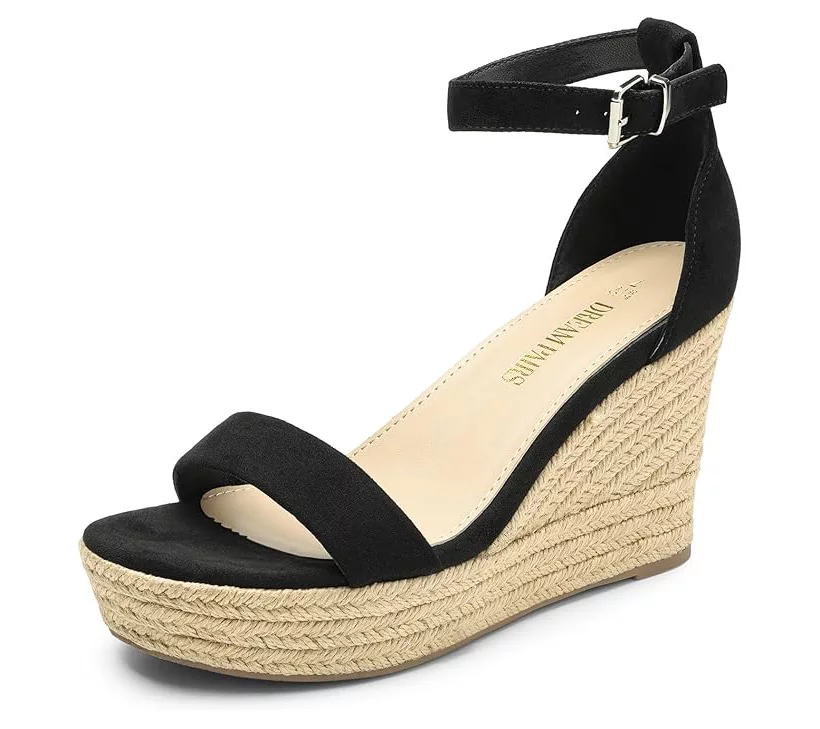 Dream Pairs Women's Open Toe  Wedge Sandals