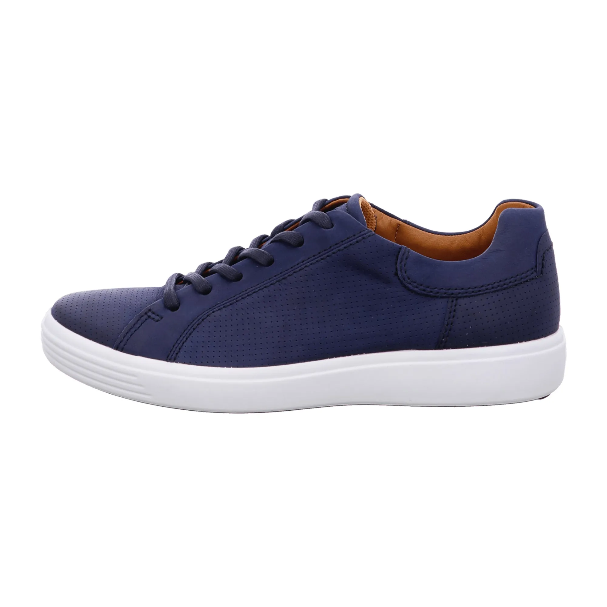 Ecco Soft 7 M Ni Men's Sneakers - Stylish Blue Leather