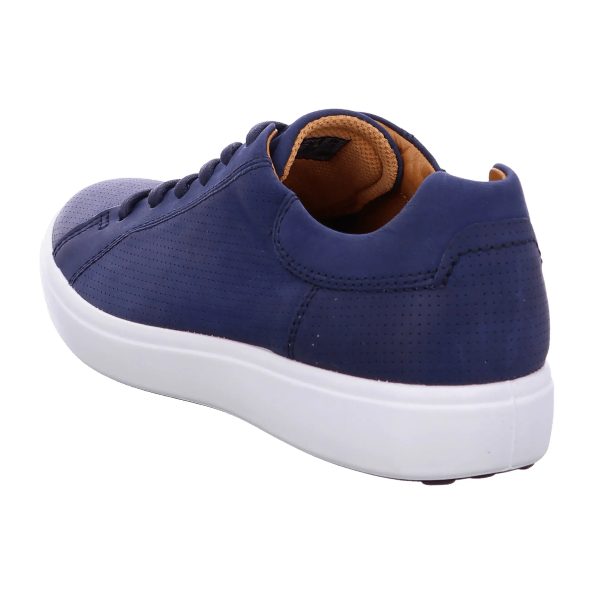 Ecco Soft 7 M Ni Men's Sneakers - Stylish Blue Leather