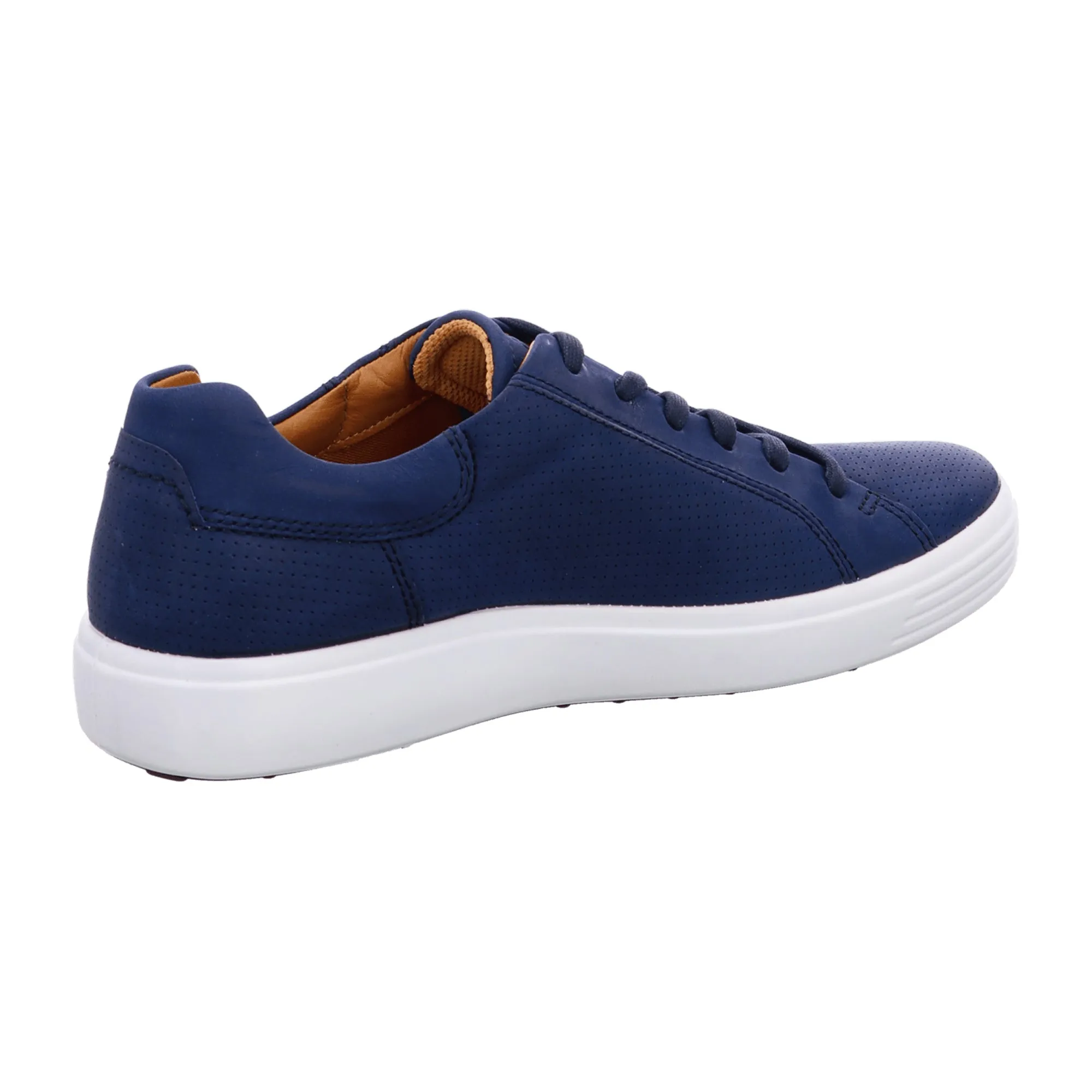 Ecco Soft 7 M Ni Men's Sneakers - Stylish Blue Leather